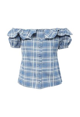 LOST INK  BARDOT CHECK SHIRT