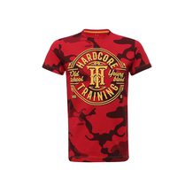 Hardcore Training  Premium camo t-shirt red