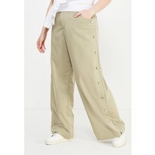 LOST INK PLUS  WIDE LEG TROUSER WITH BUTTON SIDE